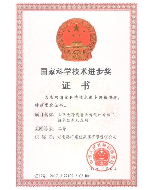 國家科學(xué)技術(shù)進(jìn)步獎(jiǎng)